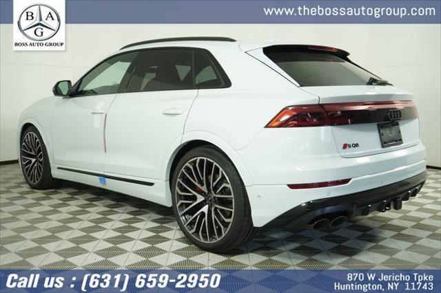 2025 Audi SQ8 Premium Plus 4.0 TFSI quattro, available for sale in Huntington, New York | The Boss Auto Group. Huntington, New York 2025 Audi SQ8 Premium Plus 4.0 TFSI quattro, available for sale in Huntington, New York | The Boss Auto Group. Huntington, New York