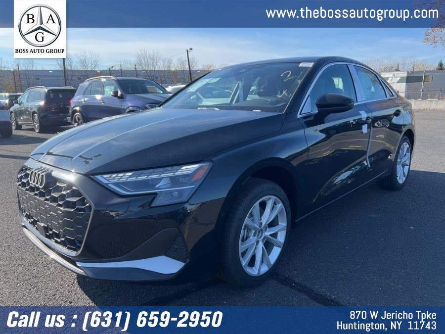 2025 Audi A3 Sedan 2.0 T Quatttro Premium, available for sale in Huntington, New York | The Boss Auto Group. Huntington, New York 2025 Audi A3 Sedan 2.0 T Quatttro Premium, available for sale in Huntington, New York | The Boss Auto Group. Huntington, New York