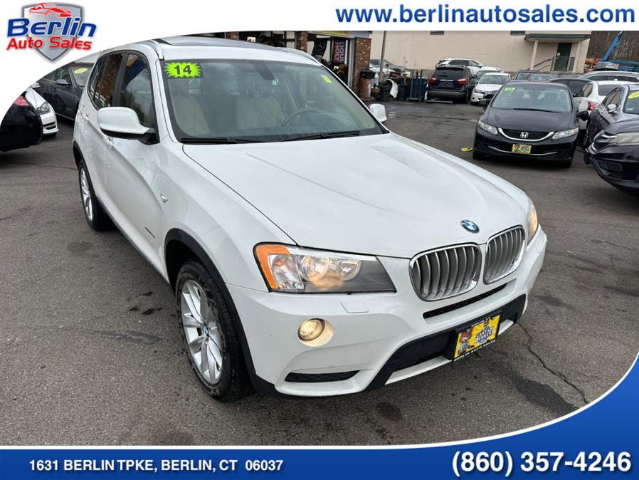 2014 BMW X3 AWD 4dr xDrive28i, available for sale in Berlin, Connecticut | Berlin Auto Sales LLC. Berlin, Connecticut 2014 BMW X3 AWD 4dr xDrive28i, available for sale in Berlin, Connecticut | Berlin Auto Sales LLC. Berlin, Connecticut