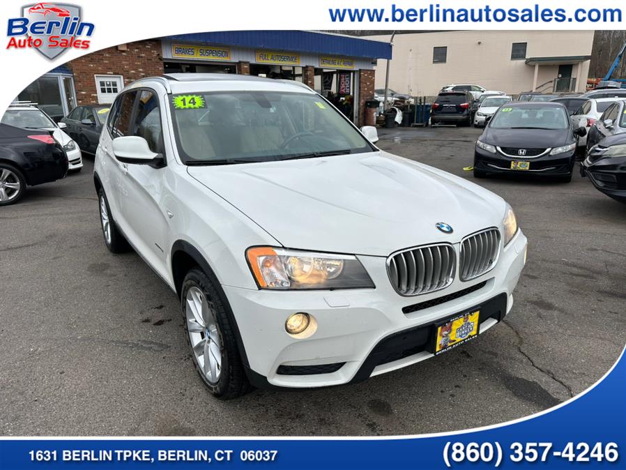 2014 BMW X3 AWD 4dr xDrive28i, available for sale in Berlin, Connecticut | Berlin Auto Sales LLC. Berlin, Connecticut 2014 BMW X3 AWD 4dr xDrive28i, available for sale in Berlin, Connecticut | Berlin Auto Sales LLC. Berlin, Connecticut