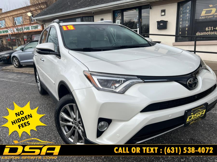 2018 Toyota RAV4 Limited AWD (Natl), available for sale in Commack, New York | DSA Motor Sports Corp. Commack, New York 2018 Toyota RAV4 Limited AWD (Natl), available for sale in Commack, New York | DSA Motor Sports Corp. Commack, New York
