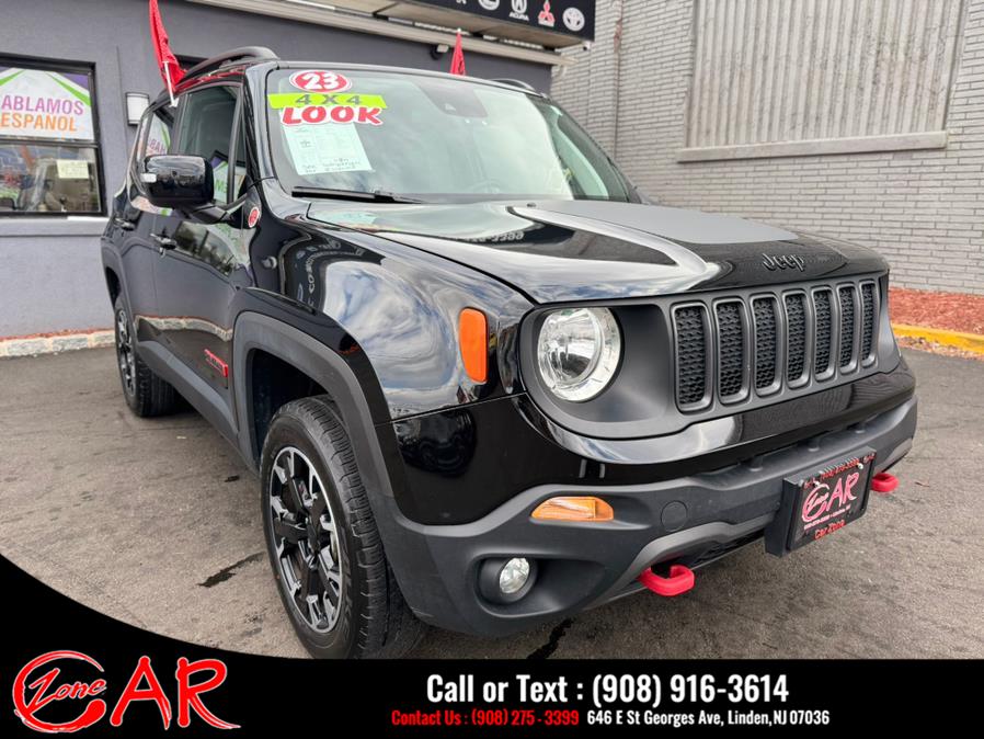 2023 Jeep Renegade Trailhawk 4x4, available for sale in Linden, New Jersey | Car Zone. Linden, New Jersey 2023 Jeep Renegade Trailhawk 4x4, available for sale in Linden, New Jersey | Car Zone. Linden, New Jersey