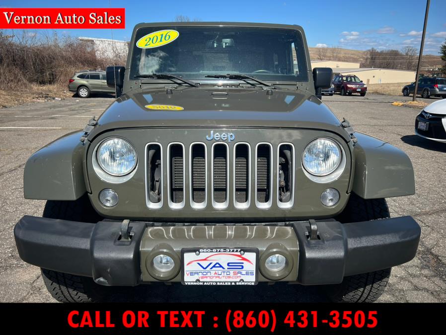2016 Jeep Wrangler 4WD 2dr Sahara, available for sale in Manchester, Connecticut | Vernon Auto Sale & Service. Manchester, Connecticut 2016 Jeep Wrangler 4WD 2dr Sahara, available for sale in Manchester, Connecticut | Vernon Auto Sale & Service. Manchester, Connecticut