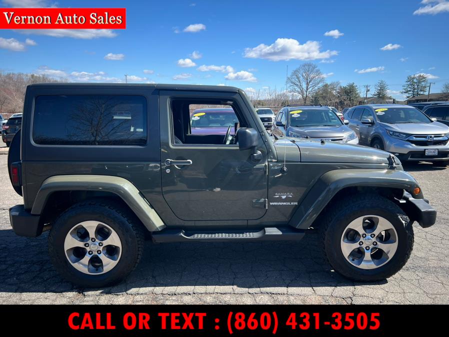 2016 Jeep Wrangler 4WD 2dr Sahara, available for sale in Manchester, Connecticut | Vernon Auto Sale & Service. Manchester, Connecticut 2016 Jeep Wrangler 4WD 2dr Sahara, available for sale in Manchester, Connecticut | Vernon Auto Sale & Service. Manchester, Connecticut