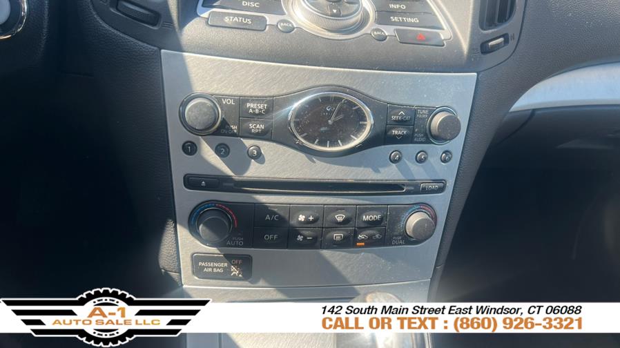 2009 Infiniti G37 Sedan 4dr x AWD, available for sale in East Windsor, Connecticut | A1 Auto Sale LLC. East Windsor, Connecticut 2009 Infiniti G37 Sedan 4dr x AWD, available for sale in East Windsor, Connecticut | A1 Auto Sale LLC. East Windsor, Connecticut