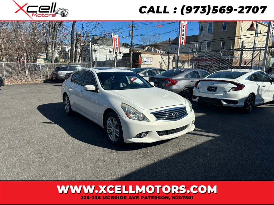 Used 2012 Infiniti G37 Sedan x AWD in Paterson, New Jersey | Xcell Motors LLC. Paterson, New Jersey