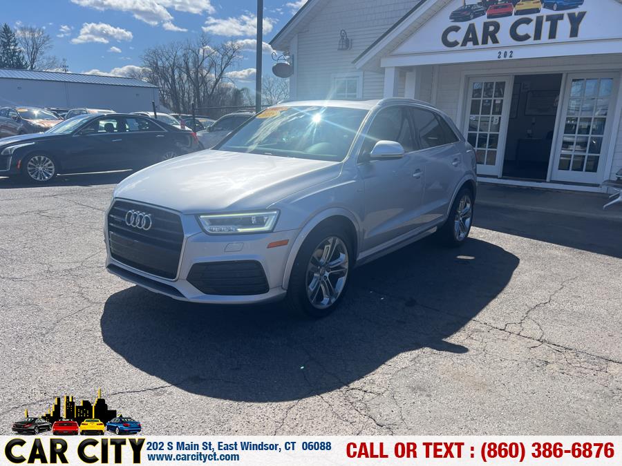 2018 Audi Q3 2.0 TFSI Premium Plus quattro AWD, available for sale in East Windsor, Connecticut | Car City LLC. East Windsor, Connecticut 2018 Audi Q3 2.0 TFSI Premium Plus quattro AWD, available for sale in East Windsor, Connecticut | Car City LLC. East Windsor, Connecticut