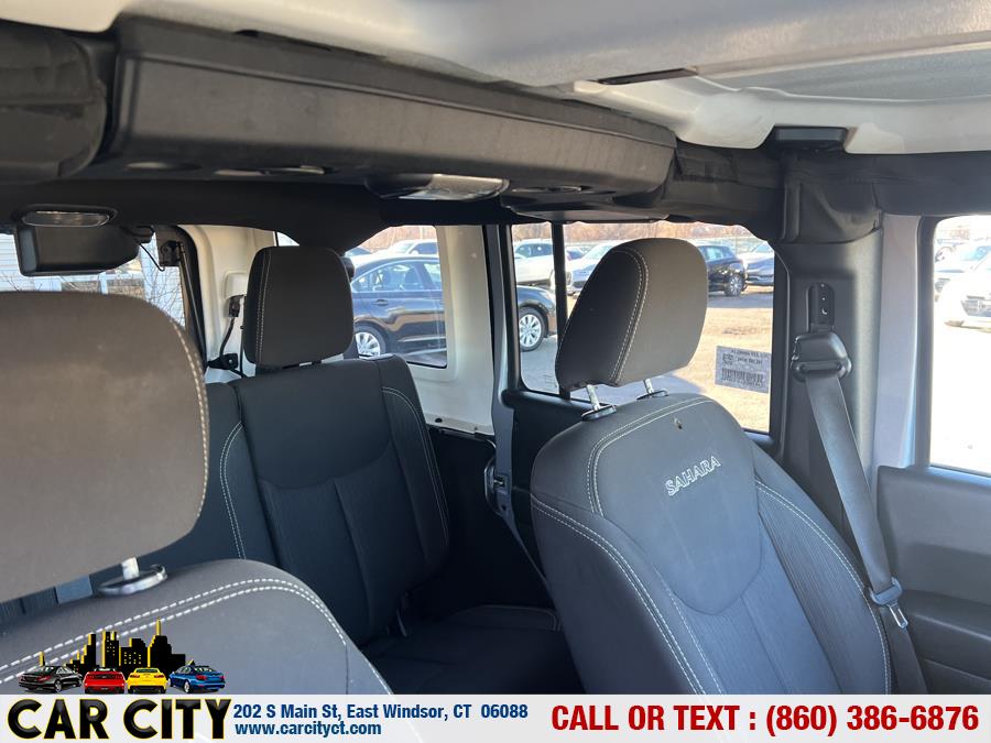 2018 Jeep Wrangler JK Unlimited Sahara 4x4, available for sale in East Windsor, Connecticut | Car City LLC. East Windsor, Connecticut 2018 Jeep Wrangler JK Unlimited Sahara 4x4, available for sale in East Windsor, Connecticut | Car City LLC. East Windsor, Connecticut