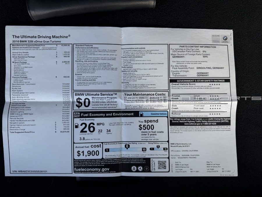 2016 BMW 3 Series Gran Turismo 5dr 328i xDrive Gran Turismo AWD SULEV, available for sale in Salt Lake City, Utah | Guchon Imports. Salt Lake City, Utah 2016 BMW 3 Series Gran Turismo 5dr 328i xDrive Gran Turismo AWD SULEV, available for sale in Salt Lake City, Utah | Guchon Imports. Salt Lake City, Utah