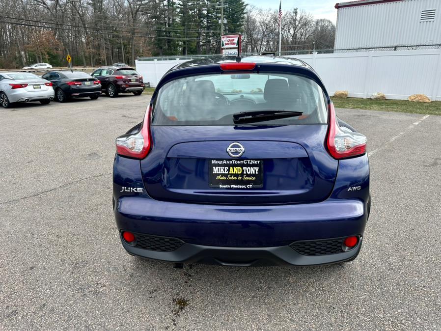 2015 Nissan JUKE 5dr Wgn CVT SV AWD, available for sale in South Windsor, Connecticut | Mike And Tony Auto Sales, Inc. South Windsor, Connecticut 2015 Nissan JUKE 5dr Wgn CVT SV AWD, available for sale in South Windsor, Connecticut | Mike And Tony Auto Sales, Inc. South Windsor, Connecticut