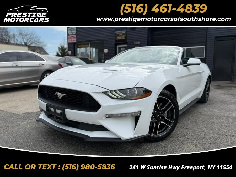 2023 Ford Mustang EcoBoost Premium Convertible, available for sale in Freeport, New York | Prestige Motor Cars. Freeport, New York 2023 Ford Mustang EcoBoost Premium Convertible, available for sale in Freeport, New York | Prestige Motor Cars. Freeport, New York