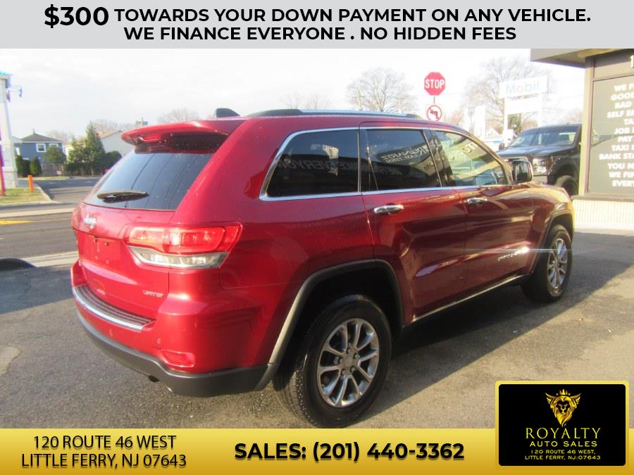 2014 Jeep Grand Cherokee 4WD 4dr Limited, available for sale in Little Ferry, New Jersey | Royalty Auto Sales. Little Ferry, New Jersey 2014 Jeep Grand Cherokee 4WD 4dr Limited, available for sale in Little Ferry, New Jersey | Royalty Auto Sales. Little Ferry, New Jersey