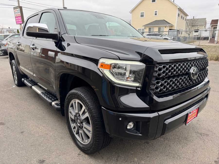 2018 Toyota Tundra 4WD Platinum CrewMax 5.5'' Bed 5.7L (Natl), available for sale in West Springfield, Massachusetts | Union Street Auto Sales. West Springfield, Massachusetts 2018 Toyota Tundra 4WD Platinum CrewMax 5.5'' Bed 5.7L (Natl), available for sale in West Springfield, Massachusetts | Union Street Auto Sales. West Springfield, Massachusetts