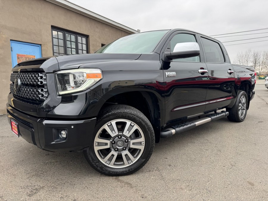 2018 Toyota Tundra 4WD Platinum CrewMax 5.5'' Bed 5.7L (Natl), available for sale in West Springfield, Massachusetts | Union Street Auto Sales. West Springfield, Massachusetts 2018 Toyota Tundra 4WD Platinum CrewMax 5.5'' Bed 5.7L (Natl), available for sale in West Springfield, Massachusetts | Union Street Auto Sales. West Springfield, Massachusetts