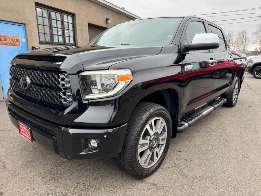 2018 Toyota Tundra 4WD Platinum CrewMax 5.5'' Bed 5.7L (Natl), available for sale in West Springfield, Massachusetts | Union Street Auto Sales. West Springfield, Massachusetts 2018 Toyota Tundra 4WD Platinum CrewMax 5.5'' Bed 5.7L (Natl), available for sale in West Springfield, Massachusetts | Union Street Auto Sales. West Springfield, Massachusetts