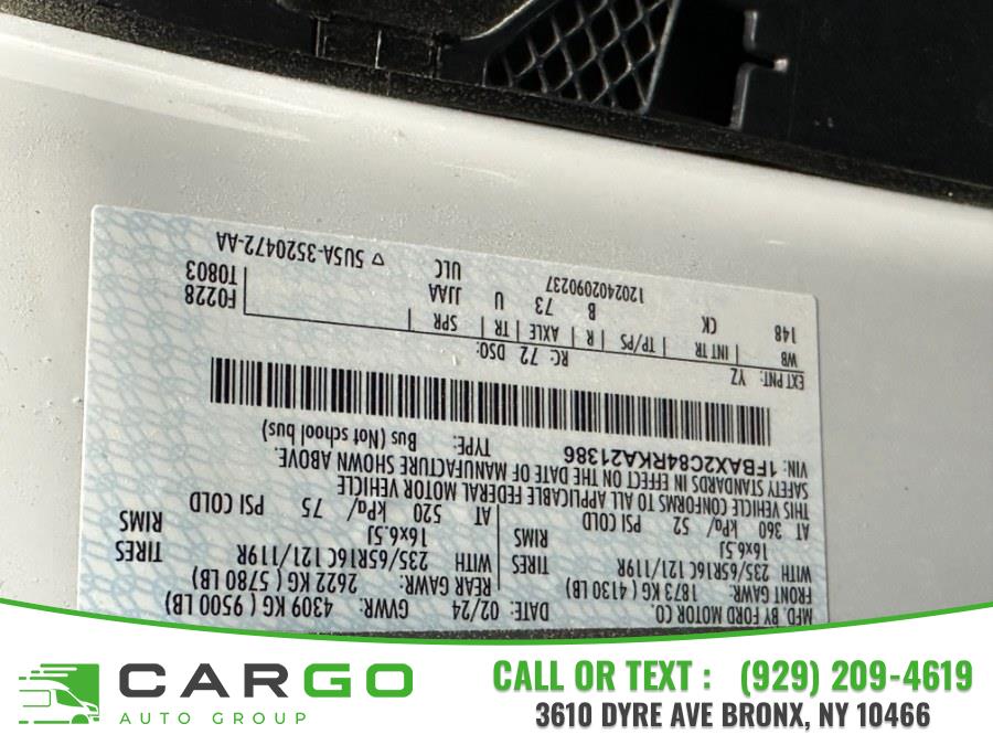 2024 Ford Transit Passenger Wagon T-350 148" Med Roof XLT RWD, available for sale in Bronx, New York | Cargo Auto Group LLC. Bronx, New York 2024 Ford Transit Passenger Wagon T-350 148" Med Roof XLT RWD, available for sale in Bronx, New York | Cargo Auto Group LLC. Bronx, New York