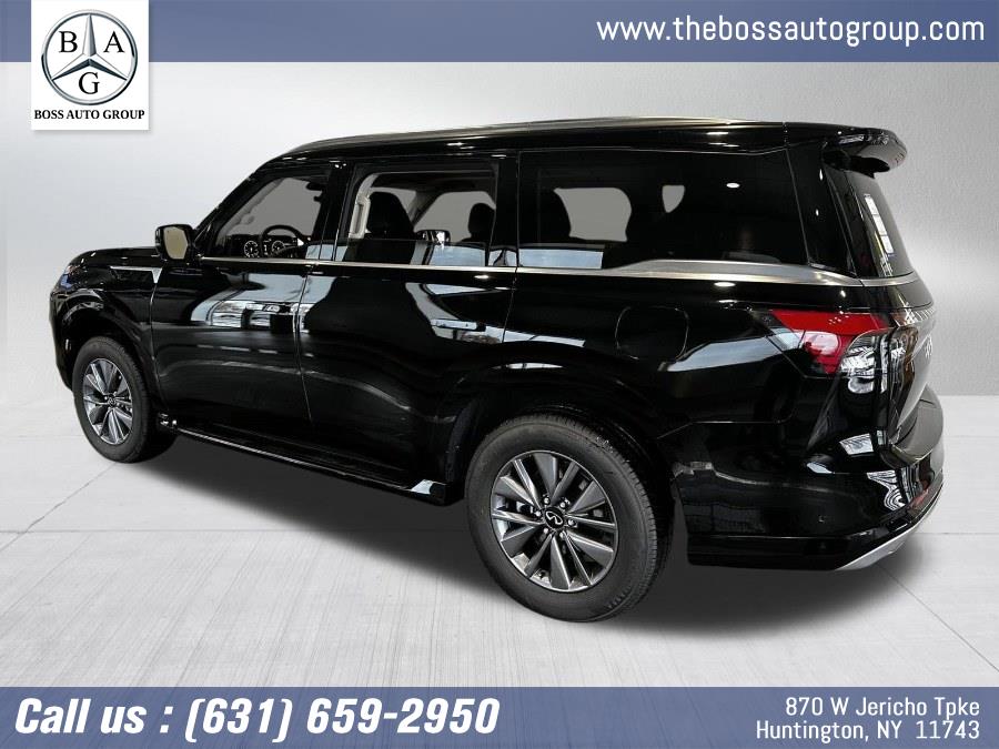 2025 INFINITI QX80 AWD, available for sale in Huntington, New York | The Boss Auto Group. Huntington, New York 2025 INFINITI QX80 AWD, available for sale in Huntington, New York | The Boss Auto Group. Huntington, New York
