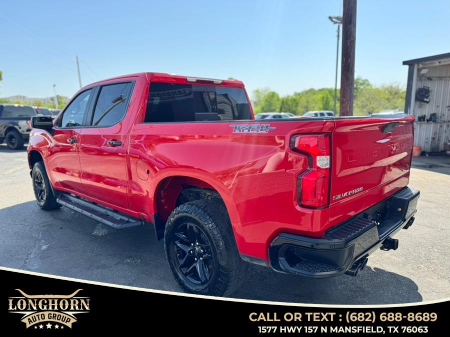 2019 Chevrolet Silverado 1500 4WD Crew Cab 147" LT Trail Boss, available for sale in Mansfield, Texas | Longhorn Auto Group. Mansfield, Texas 2019 Chevrolet Silverado 1500 4WD Crew Cab 147" LT Trail Boss, available for sale in Mansfield, Texas | Longhorn Auto Group. Mansfield, Texas