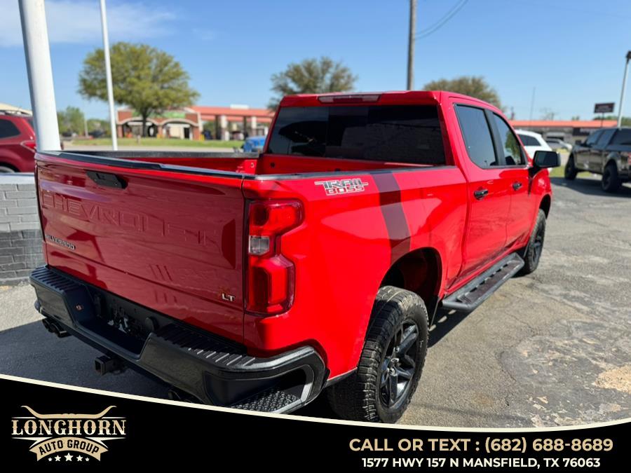 2019 Chevrolet Silverado 1500 4WD Crew Cab 147" LT Trail Boss, available for sale in Mansfield, Texas | Longhorn Auto Group. Mansfield, Texas 2019 Chevrolet Silverado 1500 4WD Crew Cab 147" LT Trail Boss, available for sale in Mansfield, Texas | Longhorn Auto Group. Mansfield, Texas