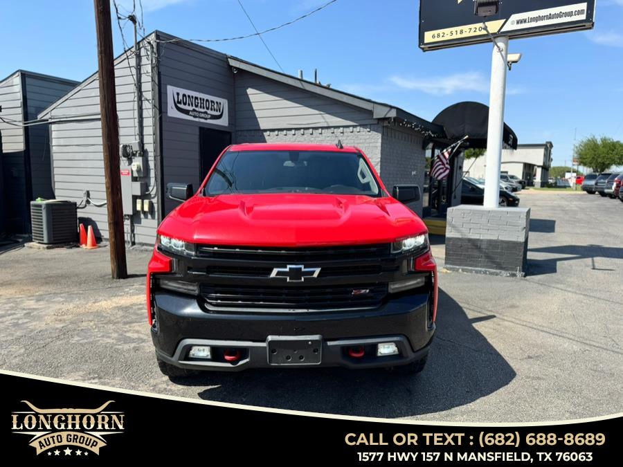 2019 Chevrolet Silverado 1500 4WD Crew Cab 147" LT Trail Boss, available for sale in Mansfield, Texas | Longhorn Auto Group. Mansfield, Texas 2019 Chevrolet Silverado 1500 4WD Crew Cab 147" LT Trail Boss, available for sale in Mansfield, Texas | Longhorn Auto Group. Mansfield, Texas
