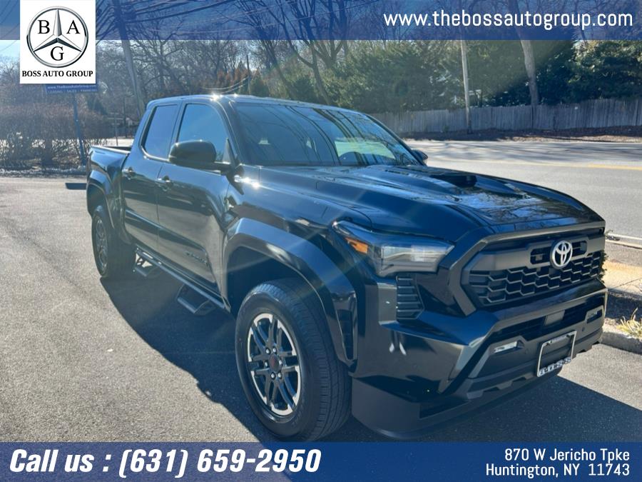 2025 Toyota Tacoma 4WD TRD Sport Double Cab 5'' Bed V6 MT (Natl), available for sale in Huntington, New York | The Boss Auto Group. Huntington, New York 2025 Toyota Tacoma 4WD TRD Sport Double Cab 5'' Bed V6 MT (Natl), available for sale in Huntington, New York | The Boss Auto Group. Huntington, New York