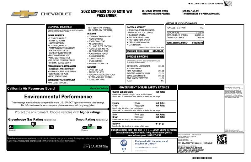 2022 Chevrolet Express Passenger 3500 LS RWD, available for sale in Maple Shade, New Jersey | Car Revolution. Maple Shade, New Jersey 2022 Chevrolet Express Passenger 3500 LS RWD, available for sale in Maple Shade, New Jersey | Car Revolution. Maple Shade, New Jersey