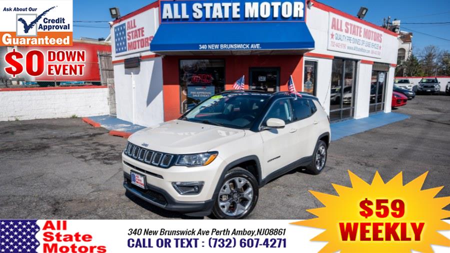 2019 Jeep Compass Limited 4x4, available for sale in Perth Amboy, New Jersey | All State Motor Inc. Perth Amboy, New Jersey 2019 Jeep Compass Limited 4x4, available for sale in Perth Amboy, New Jersey | All State Motor Inc. Perth Amboy, New Jersey