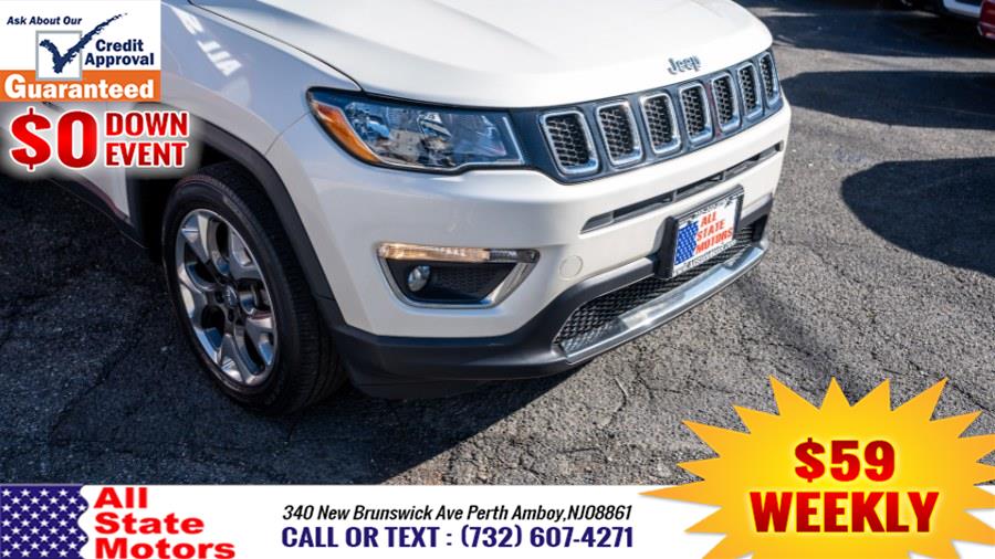 2019 Jeep Compass Limited 4x4, available for sale in Perth Amboy, New Jersey | All State Motor Inc. Perth Amboy, New Jersey 2019 Jeep Compass Limited 4x4, available for sale in Perth Amboy, New Jersey | All State Motor Inc. Perth Amboy, New Jersey