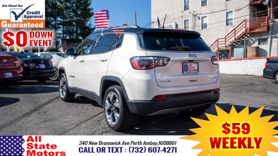 2019 Jeep Compass Limited 4x4, available for sale in Perth Amboy, New Jersey | All State Motor Inc. Perth Amboy, New Jersey 2019 Jeep Compass Limited 4x4, available for sale in Perth Amboy, New Jersey | All State Motor Inc. Perth Amboy, New Jersey