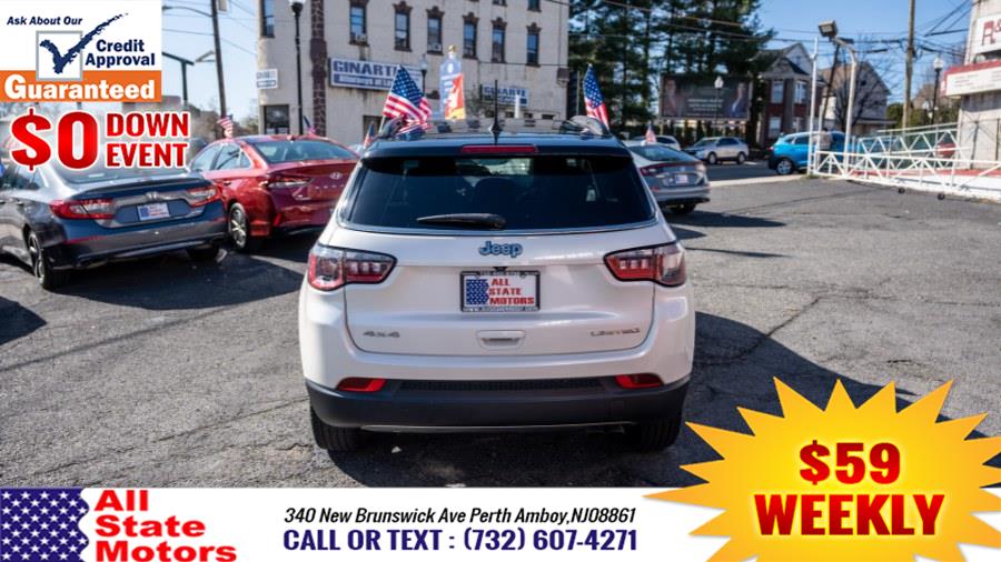 2019 Jeep Compass Limited 4x4, available for sale in Perth Amboy, New Jersey | All State Motor Inc. Perth Amboy, New Jersey 2019 Jeep Compass Limited 4x4, available for sale in Perth Amboy, New Jersey | All State Motor Inc. Perth Amboy, New Jersey