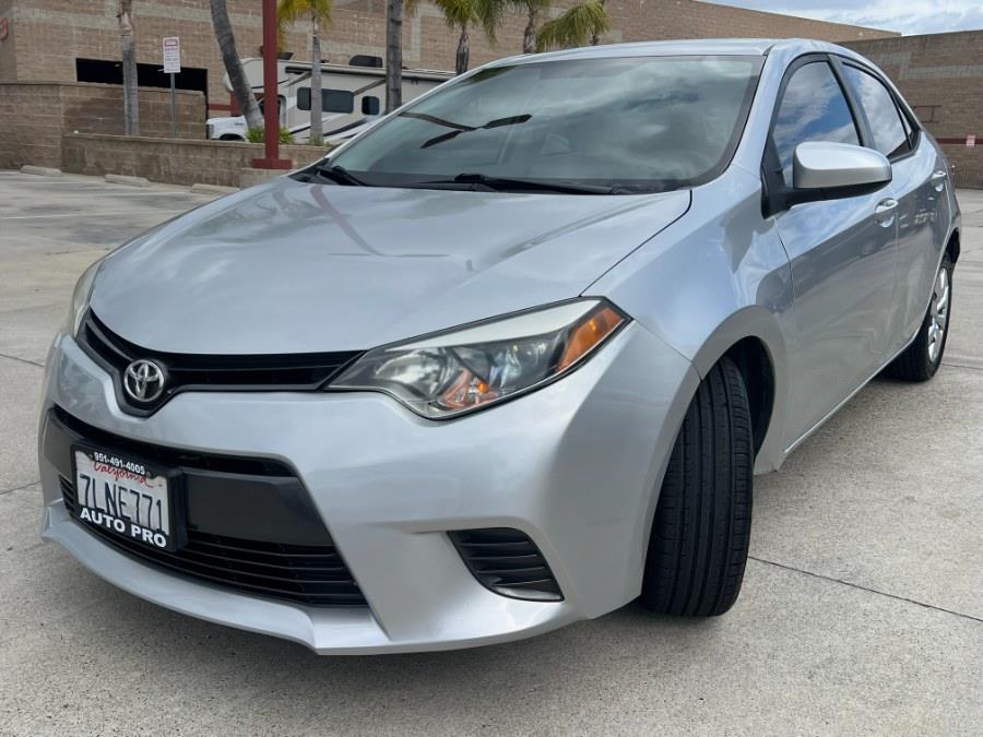 2015 Toyota Corolla 4dr Sdn CVT LE (Natl), available for sale in Temecula, California | Auto Pro. Temecula, California 2015 Toyota Corolla 4dr Sdn CVT LE (Natl), available for sale in Temecula, California | Auto Pro. Temecula, California