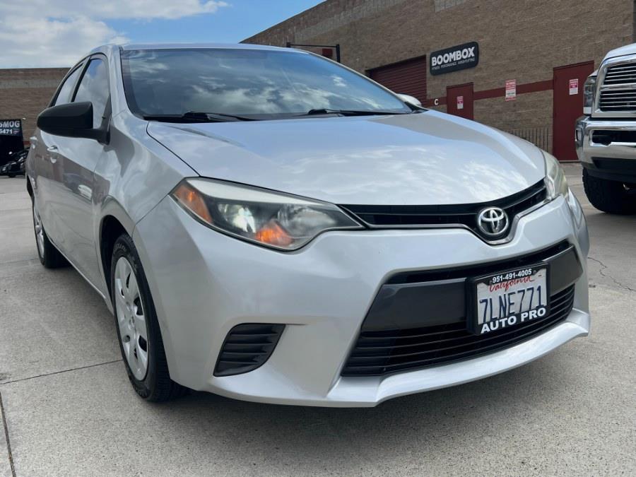 2015 Toyota Corolla 4dr Sdn CVT LE (Natl), available for sale in Temecula, California | Auto Pro. Temecula, California 2015 Toyota Corolla 4dr Sdn CVT LE (Natl), available for sale in Temecula, California | Auto Pro. Temecula, California