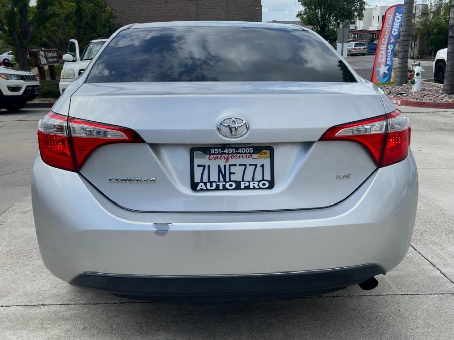 2015 Toyota Corolla 4dr Sdn CVT LE (Natl), available for sale in Temecula, California | Auto Pro. Temecula, California 2015 Toyota Corolla 4dr Sdn CVT LE (Natl), available for sale in Temecula, California | Auto Pro. Temecula, California