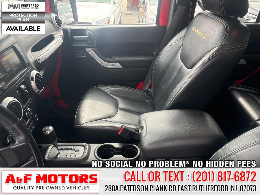 2014 Jeep Wrangler Unlimited 4WD 4dr Sahara, available for sale in East Rutherford, New Jersey | A&F Motors LLC. East Rutherford, New Jersey 2014 Jeep Wrangler Unlimited 4WD 4dr Sahara, available for sale in East Rutherford, New Jersey | A&F Motors LLC. East Rutherford, New Jersey
