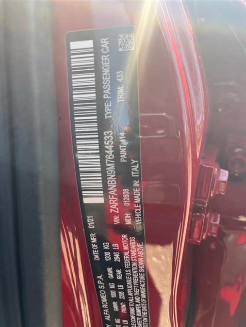 2021 Alfa Romeo Giulia Ti AWD, available for sale in Maple Shade, New Jersey | Car Revolution. Maple Shade, New Jersey 2021 Alfa Romeo Giulia Ti AWD, available for sale in Maple Shade, New Jersey | Car Revolution. Maple Shade, New Jersey