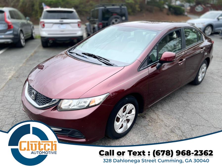 2013 Honda Civic Sdn 4dr Auto LX, available for sale in Cumming, Georgia | Clutch Automotive. Cumming, Georgia 2013 Honda Civic Sdn 4dr Auto LX, available for sale in Cumming, Georgia | Clutch Automotive. Cumming, Georgia