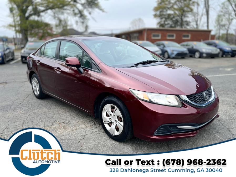 2013 Honda Civic Sdn 4dr Auto LX, available for sale in Cumming, Georgia | Clutch Automotive. Cumming, Georgia 2013 Honda Civic Sdn 4dr Auto LX, available for sale in Cumming, Georgia | Clutch Automotive. Cumming, Georgia