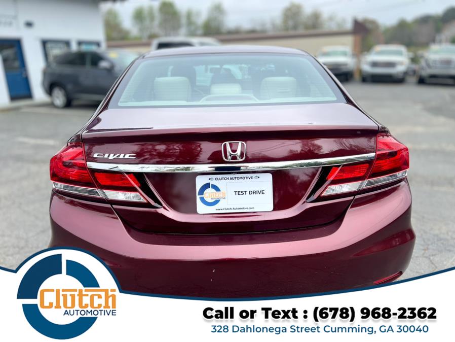 2013 Honda Civic Sdn 4dr Auto LX, available for sale in Cumming, Georgia | Clutch Automotive. Cumming, Georgia 2013 Honda Civic Sdn 4dr Auto LX, available for sale in Cumming, Georgia | Clutch Automotive. Cumming, Georgia