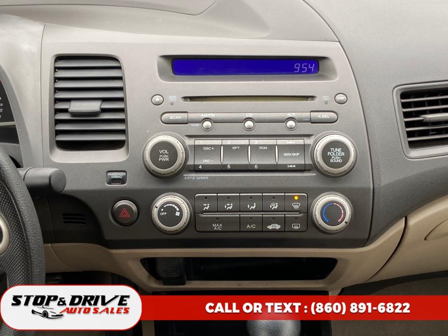 2009 Honda Civic Sdn 4dr Auto GX, available for sale in East Windsor, Connecticut | Stop & Drive Auto Sales. East Windsor, Connecticut 2009 Honda Civic Sdn 4dr Auto GX, available for sale in East Windsor, Connecticut | Stop & Drive Auto Sales. East Windsor, Connecticut