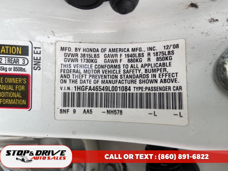 2009 Honda Civic Sdn 4dr Auto GX, available for sale in East Windsor, Connecticut | Stop & Drive Auto Sales. East Windsor, Connecticut 2009 Honda Civic Sdn 4dr Auto GX, available for sale in East Windsor, Connecticut | Stop & Drive Auto Sales. East Windsor, Connecticut