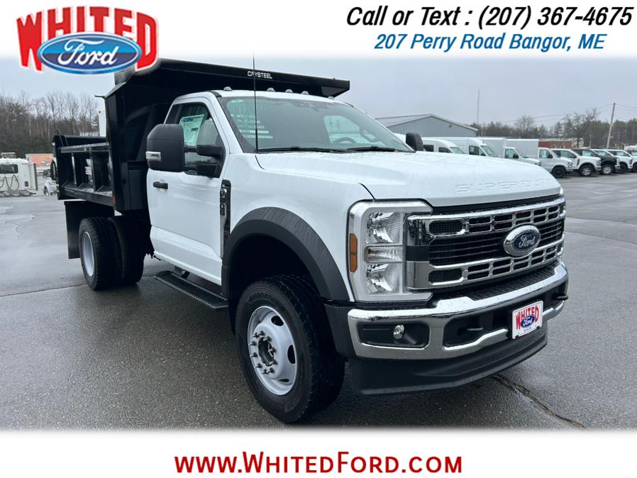 2024 Ford Super Duty F-600 DRW XL 4WD Reg Cab 145" WB 60" CA 9' Dump Body, available for sale in Bangor, Maine | Whited Ford. Bangor, Maine 2024 Ford Super Duty F-600 DRW XL 4WD Reg Cab 145" WB 60" CA 9' Dump Body, available for sale in Bangor, Maine | Whited Ford. Bangor, Maine