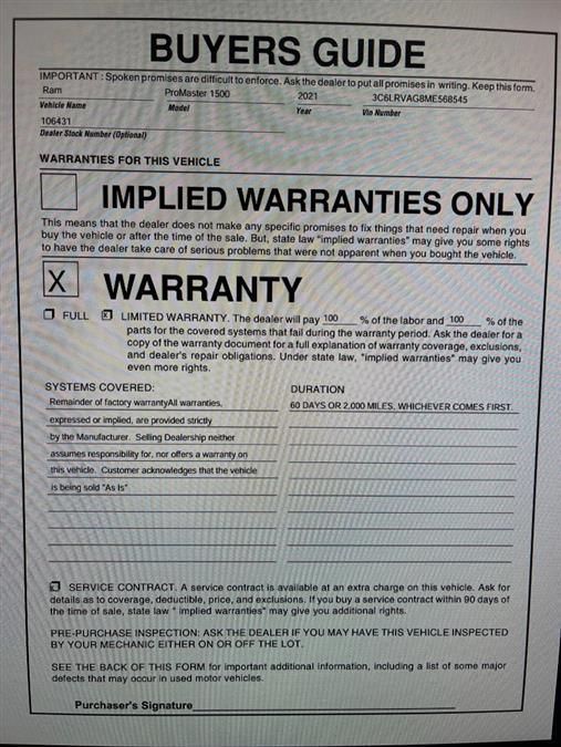 2021 Ram Promaster 1500 Low Roof WB, available for sale in Maple Shade, New Jersey | Car Revolution. Maple Shade, New Jersey 2021 Ram Promaster 1500 Low Roof WB, available for sale in Maple Shade, New Jersey | Car Revolution. Maple Shade, New Jersey