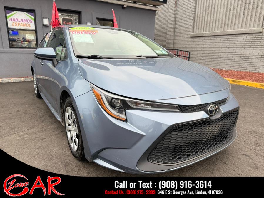 2021 Toyota Corolla LE CVT (Natl), available for sale in Linden, New Jersey | Car Zone. Linden, New Jersey 2021 Toyota Corolla LE CVT (Natl), available for sale in Linden, New Jersey | Car Zone. Linden, New Jersey