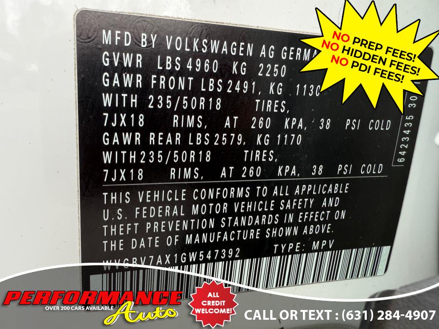 2016 Volkswagen Tiguan 4MOTION 4dr Auto SE, available for sale in Bohemia, New York | Performance Auto Inc. Bohemia, New York 2016 Volkswagen Tiguan 4MOTION 4dr Auto SE, available for sale in Bohemia, New York | Performance Auto Inc. Bohemia, New York