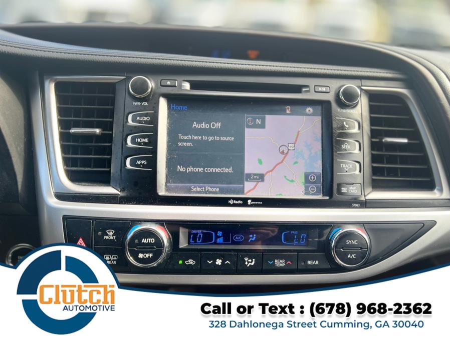 2015 Toyota Highlander FWD 4dr V6 XLE (Natl), available for sale in Cumming, Georgia | Clutch Automotive. Cumming, Georgia 2015 Toyota Highlander FWD 4dr V6 XLE (Natl), available for sale in Cumming, Georgia | Clutch Automotive. Cumming, Georgia