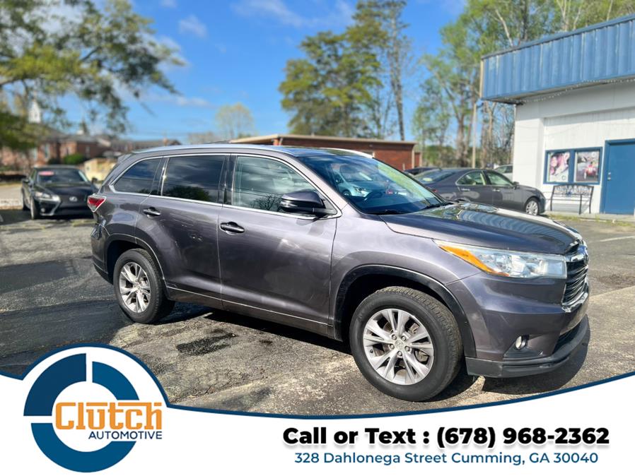 2015 Toyota Highlander FWD 4dr V6 XLE (Natl), available for sale in Cumming, Georgia | Clutch Automotive. Cumming, Georgia 2015 Toyota Highlander FWD 4dr V6 XLE (Natl), available for sale in Cumming, Georgia | Clutch Automotive. Cumming, Georgia