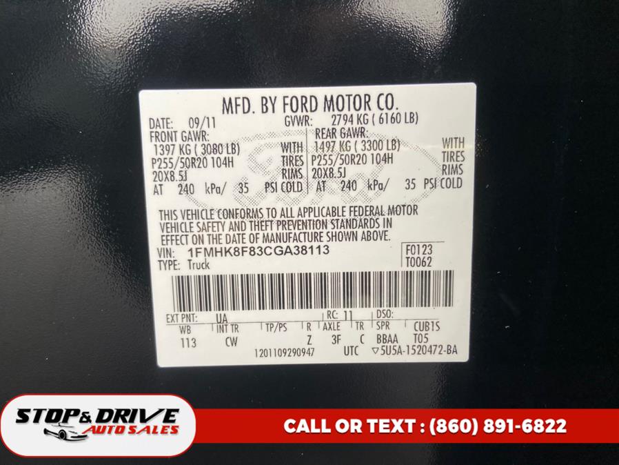 2012 Ford Explorer 4WD 4dr Limited, available for sale in East Windsor, Connecticut | Stop & Drive Auto Sales. East Windsor, Connecticut 2012 Ford Explorer 4WD 4dr Limited, available for sale in East Windsor, Connecticut | Stop & Drive Auto Sales. East Windsor, Connecticut