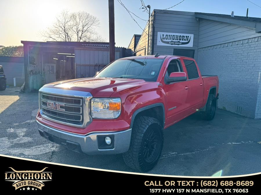 2015 GMC Sierra 1500 4WD Crew Cab 143.5" SLE, available for sale in Mansfield, Texas | Longhorn Auto Group. Mansfield, Texas 2015 GMC Sierra 1500 4WD Crew Cab 143.5" SLE, available for sale in Mansfield, Texas | Longhorn Auto Group. Mansfield, Texas