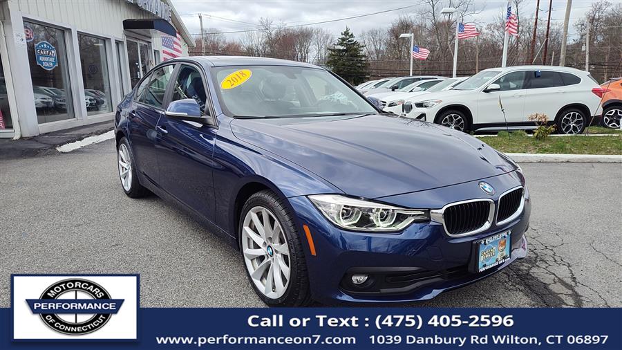 Used 2018 BMW 3 Series in Wilton, Connecticut | Performance Motor Cars Of Connecticut LLC. Wilton, Connecticut