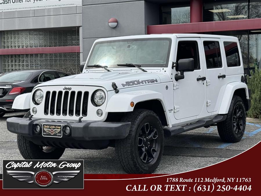 2017 Jeep Wrangler Unlimited Sahara 4x4, available for sale in Medford, New York | Capital Motor Group Inc. Medford, New York 2017 Jeep Wrangler Unlimited Sahara 4x4, available for sale in Medford, New York | Capital Motor Group Inc. Medford, New York